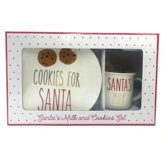 Santa”s‎ Milk and Cookies Set - Picture 1 of 4
